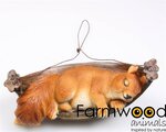 Eekhoorn in hangmat (Merk: Farmwood)