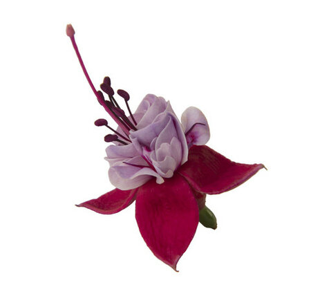 Hang: Julia - zachtlila/roze met rood